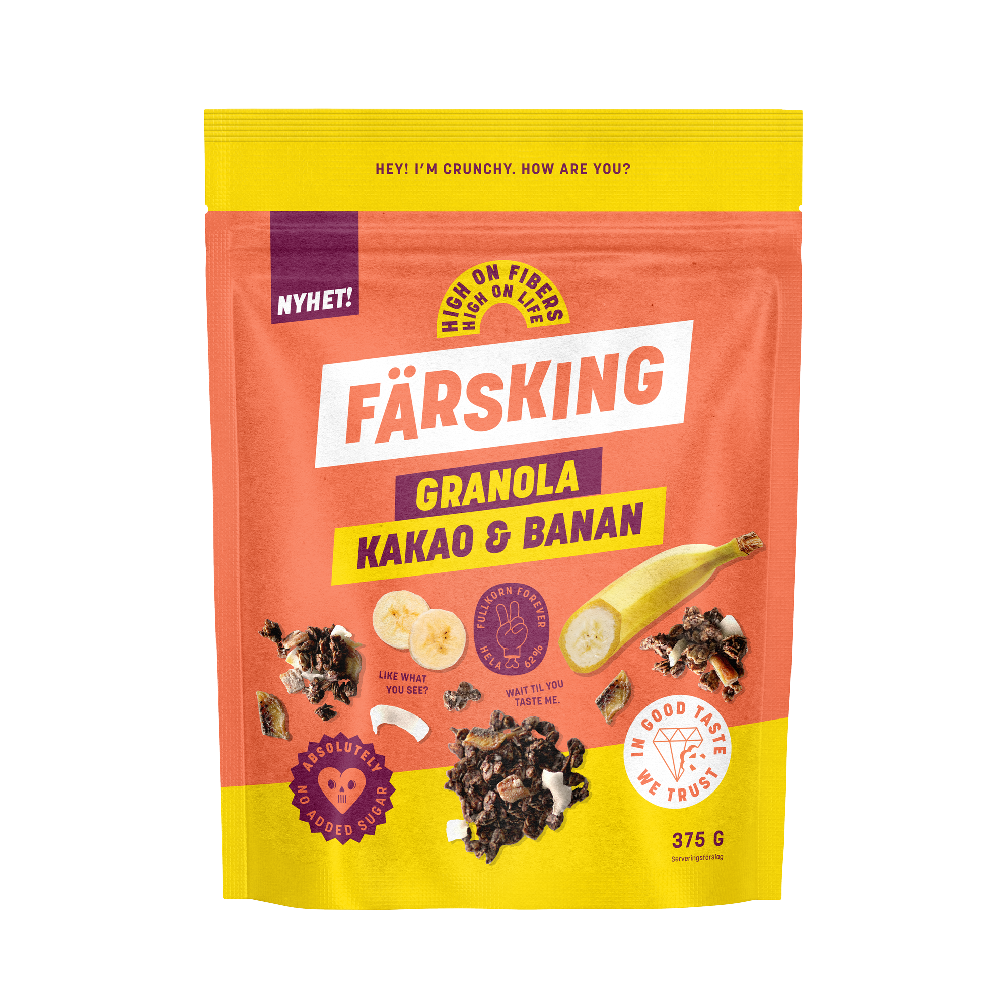 Färsking Kakao & Banan Front